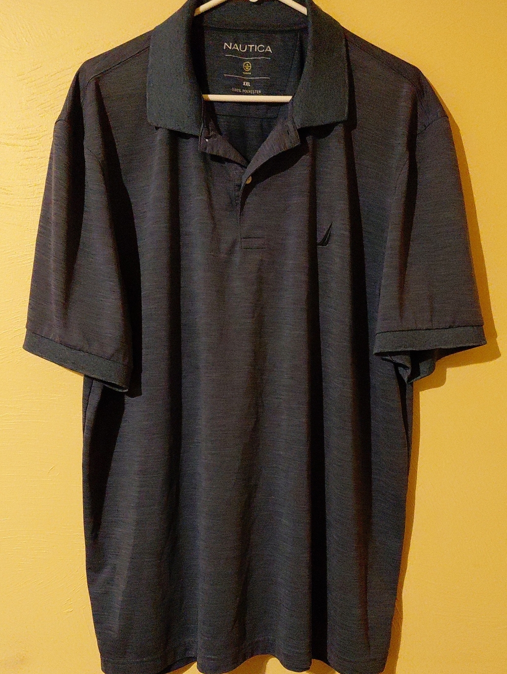 Nautica Men’s Charcoal Heather Polo